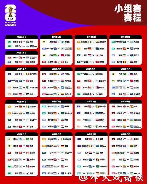 2026世界杯半决赛赛程及精彩看点解析